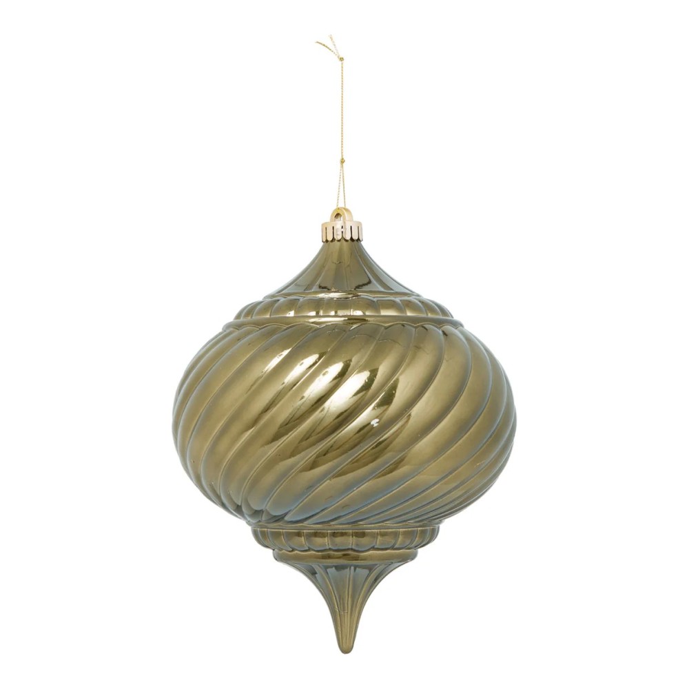 ORNAMENTO PLASTICA MM.200 VERDE MUSCHIO